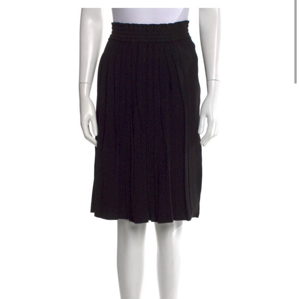Isabel Marant Étoile Skirt Pleated Pockets Slip-on Black FR 36 | US 4 Small